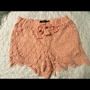 Torrid lace shorts size 1